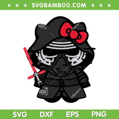 Hello Kitty Darth Vader SVG, Funny Star Wars Hello Kitty SVG PNG Hello Kitty Darth Vader SVG, Funny Star Wars Hello Kitty SVG PNG