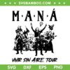 Mana Vivir Sin Aire Tour SVG, Mana Band Mexico Tour 2025 SVG PNG Mana Vivir Sin Aire Tour SVG, Mana Band Mexico Tour 2025 SVG PNG