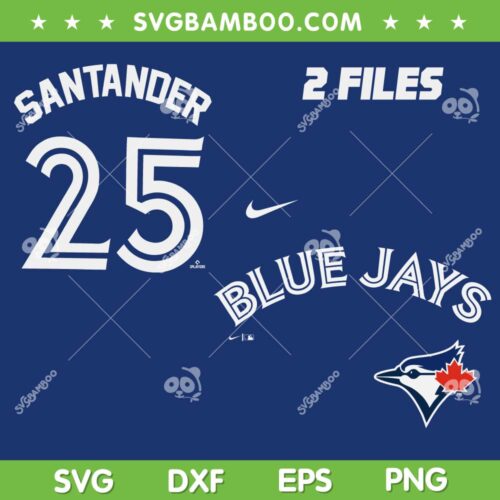Anthony Santander Jersey SVG, Toronto Blue Jays Santander SVG PNG