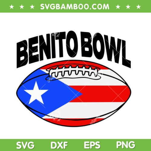 Benito Bowl 2026 SVG PNG, Bad Bunny Super Bowl 2026 SVG