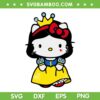Hello Kitty Princess SVG PNG, Kawaii Kitty Snow White SVG Hello Kitty Princess SVG PNG, Kawaii Kitty Snow White SVG