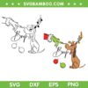 Grinch Poop Dog SVG PNG, Christmas Dog Max Boop SVG, Cute Holiday Puppy Dog