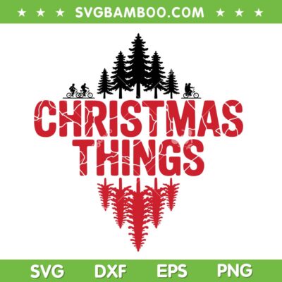 Christmas Things SVG PNG, Funny Stranger Things Christmas