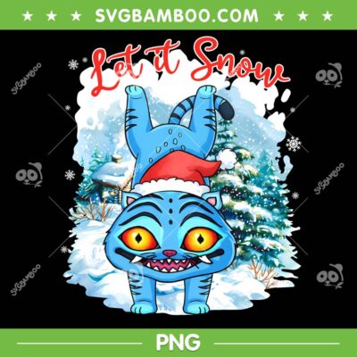 Derpy Tiger Let it Snow PNG, Kpop Demon Hunters Blue Tiger Christmas PNG Derpy Tiger Let it Snow PNG, Kpop Demon Hunters Blue Tiger Christmas PNG