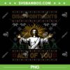 Disappointments All of You Jesus Christmas PNG, Jesus Ugly Sweater PNG