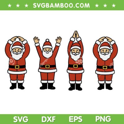 Funny Santa Ohio State SVG PNG, Midwestern Party O-H-I-O Christmas Season SVG