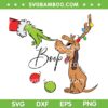Grinch Hand Boop Max Dr Seuss SVG, Funny Grinch and Max The Dog SVG PNG