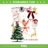 In the Holiday Spirit Sweatshirt PNG, Christmas Tis the Damn Season PNG