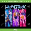 Huntrix Rumi Mira Zoey Fighting PNG, Kpop Demon Hunters Huntrix PNG