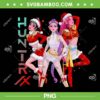 Huntrix Christmas Pose PNG, Kpop Demon Hunters Xmas PNG Huntrix Christmas Pose PNG, Kpop Demon Hunters Xmas PNG