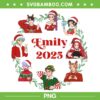 Xmas Kpop Demon Hunters Customized Name PNG, Christmas Huntrix Personalized Name PNG