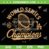LA Dodgers World Series Champions SVG PNG, Dodgers Championship 2025 SVG