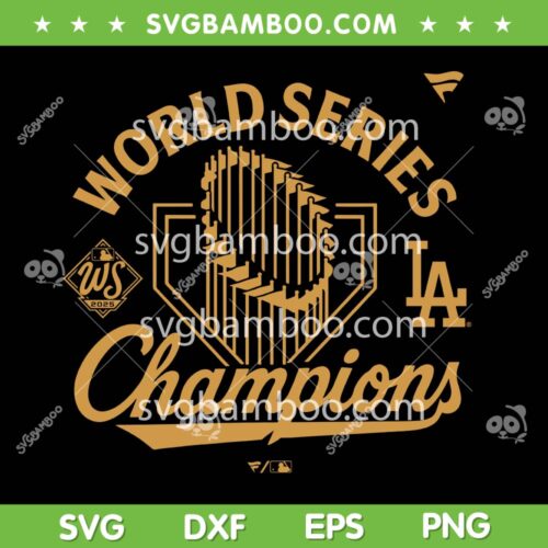 LA Dodgers World Series Champions SVG PNG, Dodgers Championship 2025 SVG