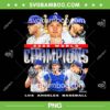 LA Dodgers 2025 World Champions PNG, Dodgers Baseball Back to Back PNG LA Dodgers 2025 World Champions PNG, Dodgers Baseball Back to Back PNG