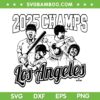 Dodgers 2025 Championship SVG, LA Dodgers World Champions Back to Back SVG PNG