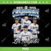Dodgers 2025 Back to Back PNG, Los Angeles Dodgers Baseball World Champions PNG