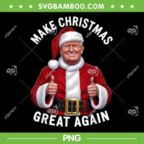 Trump Make Christmas Great Again PNG, Funny Trump Pajamas Ugly PNG