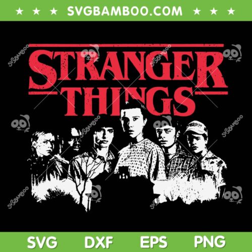 Stranger Things s5 Eleven with Friends SVG, Hawkins Superhero Eleven SVG PNG