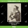 Funny Smoking Santa Claus PNG, Vintage Santa Christmas Spirit PNG