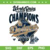 Dodgers World Series 2025 Champions SVG, Los Angeles Dodgers Back to Back SVG PNG