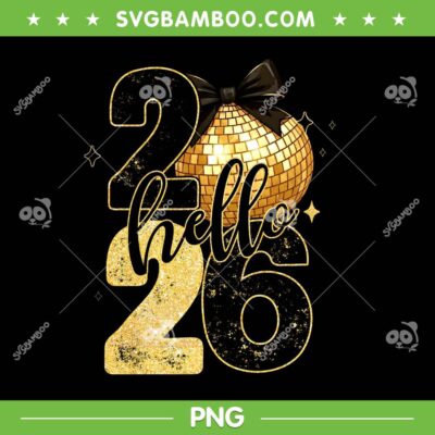 Hello 2026 PNG, Happy New Year 2026 PNG, 2026 New Years Eve