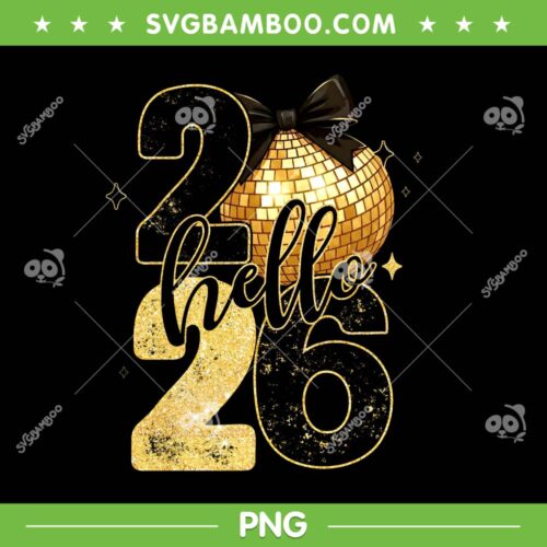 Hello 2026 PNG, Happy New Year 2026 PNG, 2026 New Years Eve