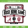 Alabama vs Indiana Rose Bowl 2026 SVG, Alabama Crimson Tide CFP Rose Bowl SVG, Indiana Hoosiers Rose Bowl SVG