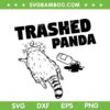 Funny Trashed Panda SVG PNG, Raccoon Gets Drunk SVG