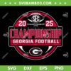 Georgia Bulldogs Championship 2025 SVG, SEC Championship 2025 2026 SVG PNG