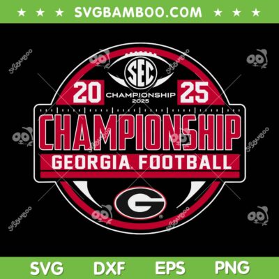 Georgia Bulldogs Championship 2025 SVG, SEC Championship 2025 2026 SVG PNG Georgia Bulldogs Championship 2025 SVG, SEC Championship 2025 2026 SVG PNG