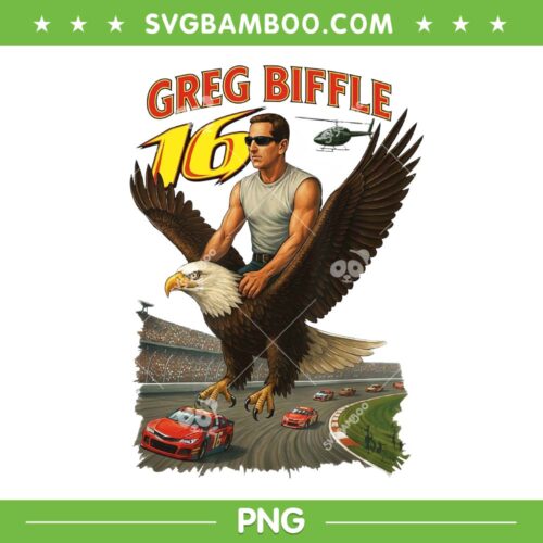 Greg Biffle 16 PNG, Funny the Biff NASCAR Cup PNG