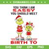 Grinch Sassy Girl SVG, Funny Grinch Xmas Family Quote SVG PNG