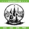 Grinch and Max Dog Christmas Ornament SVG, Grinch Whoville Silhouette SVG PNG