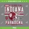 Indiana Hoosiers Rose Bowl 2025-2026 PNG, CFP Quarterfinal Indiana Hoosiers PNG