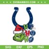 Indianapolis Colts Grinch Ho Ho Ho SVG, Funny Grinch Colts Merry Xmas 2025 SVG PNG