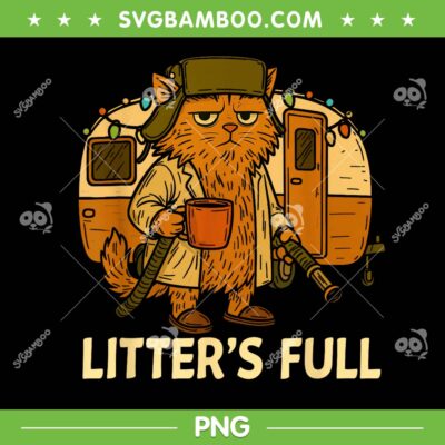 Cat Litters Full Parody PNG, Cat Cousin Eddie Christmas Vacation PNG
