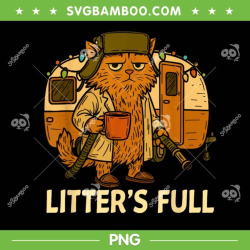 Cat Litters Full Parody PNG, Cat Cousin Eddie Christmas Vacation PNG