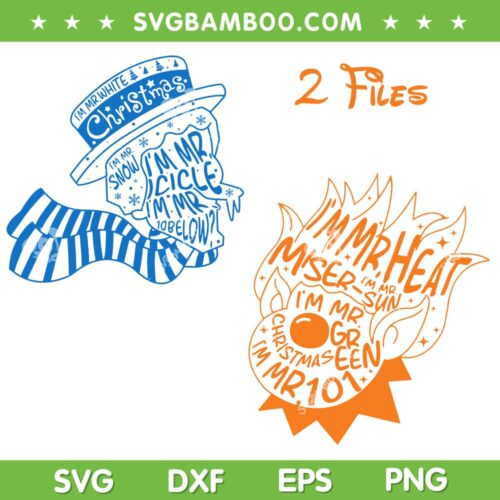 Miser Brothers SVG Bundle, Heating And Cooling SVG PNG