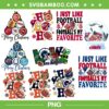 NFL Teams Hohoho Bundle PNG, Chiefs Merry Christmas PNG, Bengals Colts Ho ho ho Xmas PNG