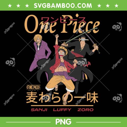 One Piece Sanji Luffy Zoro PNG, One Piece Straw Hat Pirates PNG