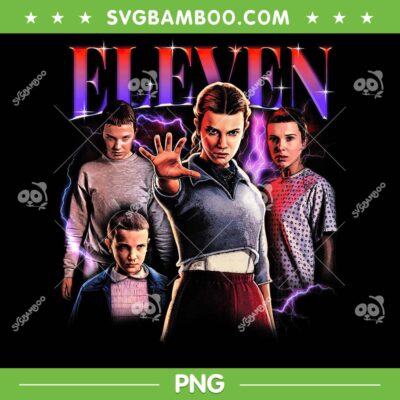 Stranger Things ss5 Eleven Poster PNG, Eleven Heartthrob PNG