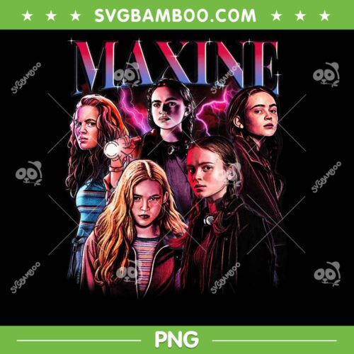 Stranger Things Maxine Heartthrob PNG, Max Mayfield Name Poster PNG