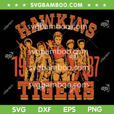 Stranger Things ss5 Main Crew SVG, Stranger Things Hawkins Tigers 87 SVG PNG Stranger Things ss5 Main Crew SVG, Stranger Things Hawkins Tigers 87 SVG PNG