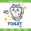 Toilet Time Chiikawa Meme SVG, Funny Chiikawa Anime SVG PNG