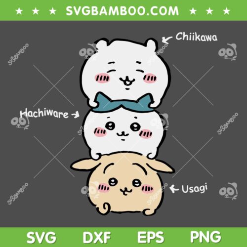 Toilet Time Chikawa SVG, Hachiware Usagi Meme SVG PNG