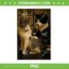 Cat Smoking Tattoo Inked Kitty PNG, Funny Cat Tattoo Meme PNG