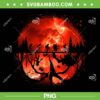 Welcome to the Upside Down PNG, Stranger Things ss5 Sunset Poster PNG