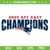 Patriots AFC East Champions 2025 SVG PNG, New England Patriots AFC East Champs SVG