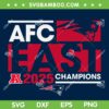New England Patriots AFC East Champions 2025 SVG, AFC East Champions Patriots SVG PNG