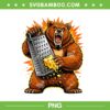 Bear Grater Than Green Bay PNG, Angry Bear Grating Cheese Grater Hater PNG